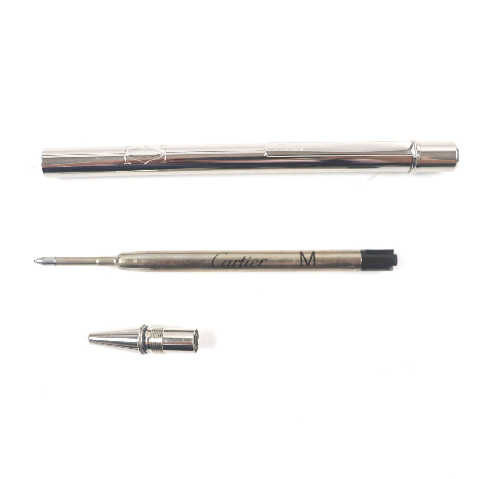 Cartier Cartier Cartier Must de Cartier Silver Ballpoint Pen Metal Pen DUTY FREE for USA Size ONE SIZE - 4 Thumbnail