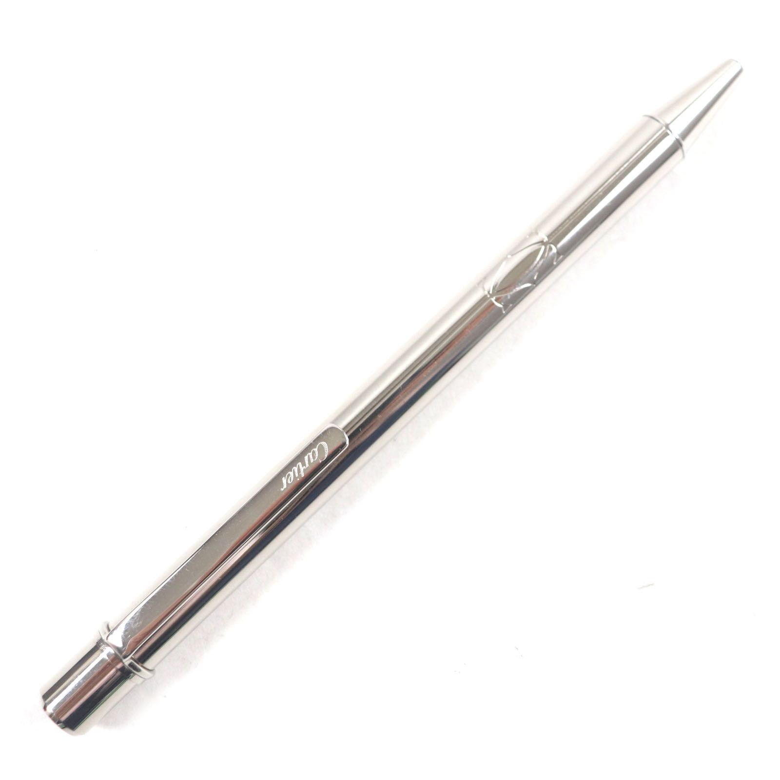 Cartier Cartier Cartier Must de Cartier Silver Ballpoint Pen Metal Pen DUTY FREE for USA Size ONE SIZE - 3 Thumbnail