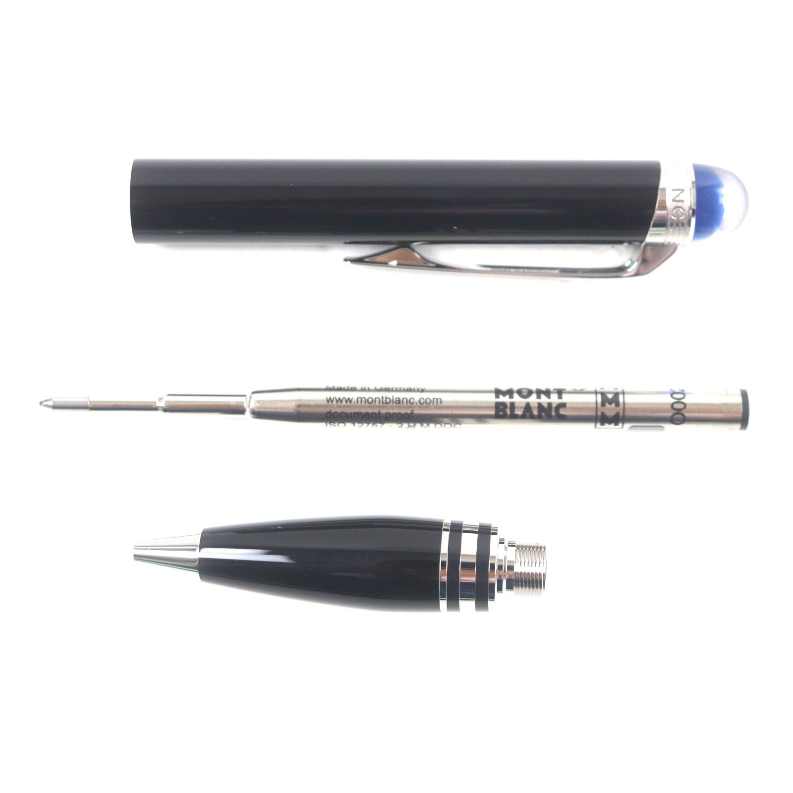 Montblanc Montblanc Montblanc Starwalker Blue Dome Ballpoint Pen Metal Pen 56271 DUTY FREE for USA Size ONE SIZE - 4 Thumbnail