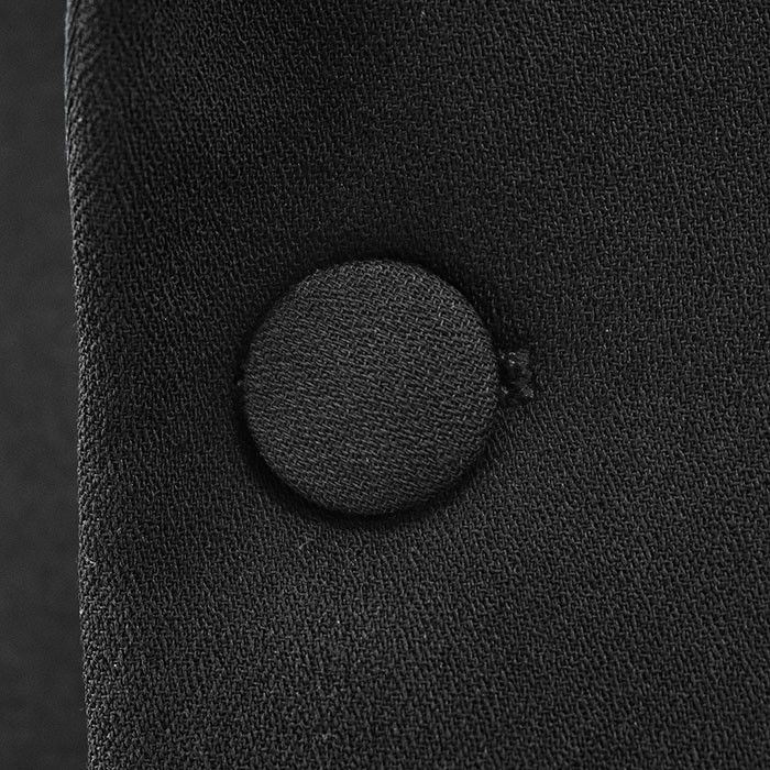 Salvatore Ferragamo Salvatore Ferragamo Salvatore Ferragamo 100% Virgin Wool Jacket Leather Suits Size ONE SIZE - 4 Thumbnail