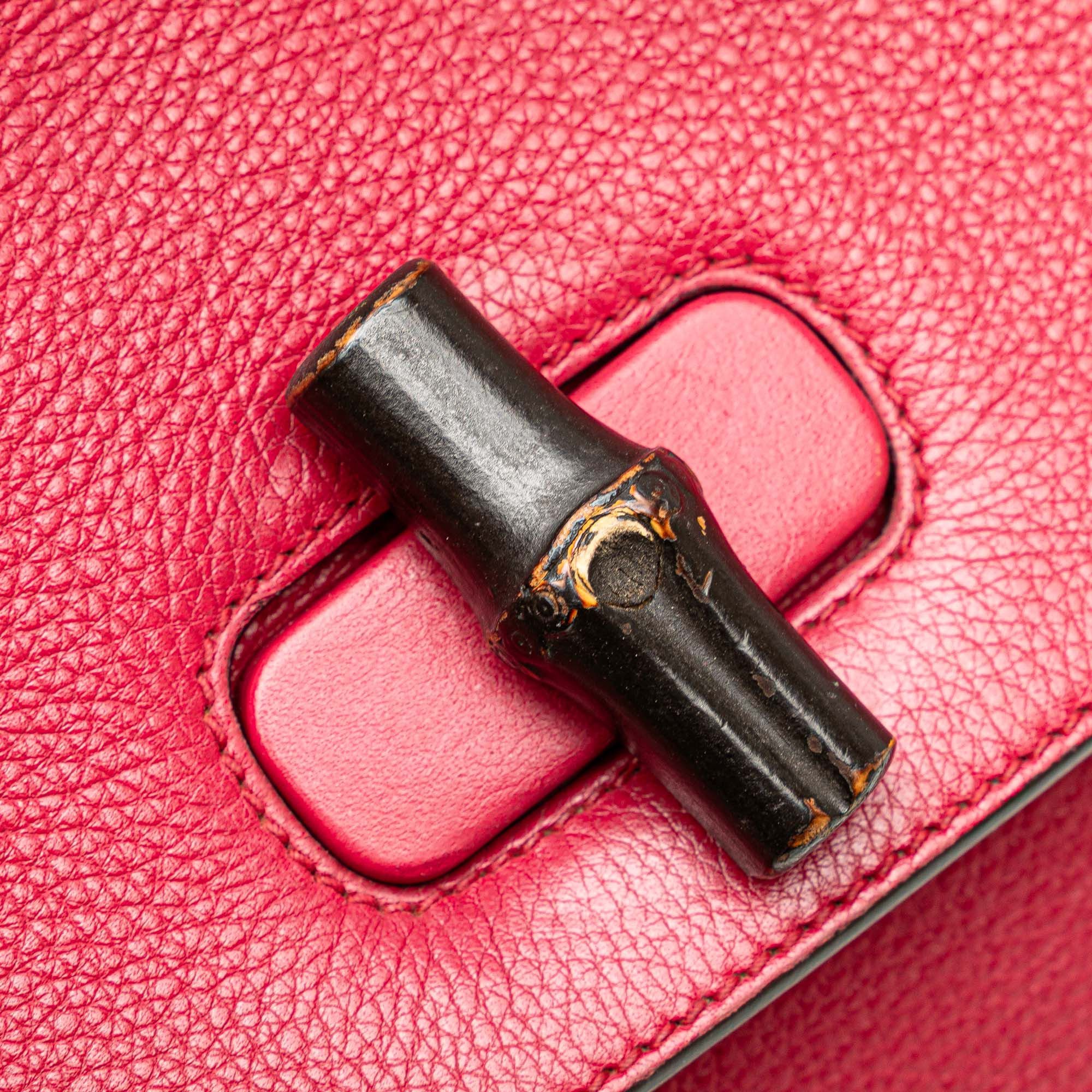 Gucci Gucci Medium Leather Bamboo Daily Satchel Size ONE SIZE - 5 Thumbnail