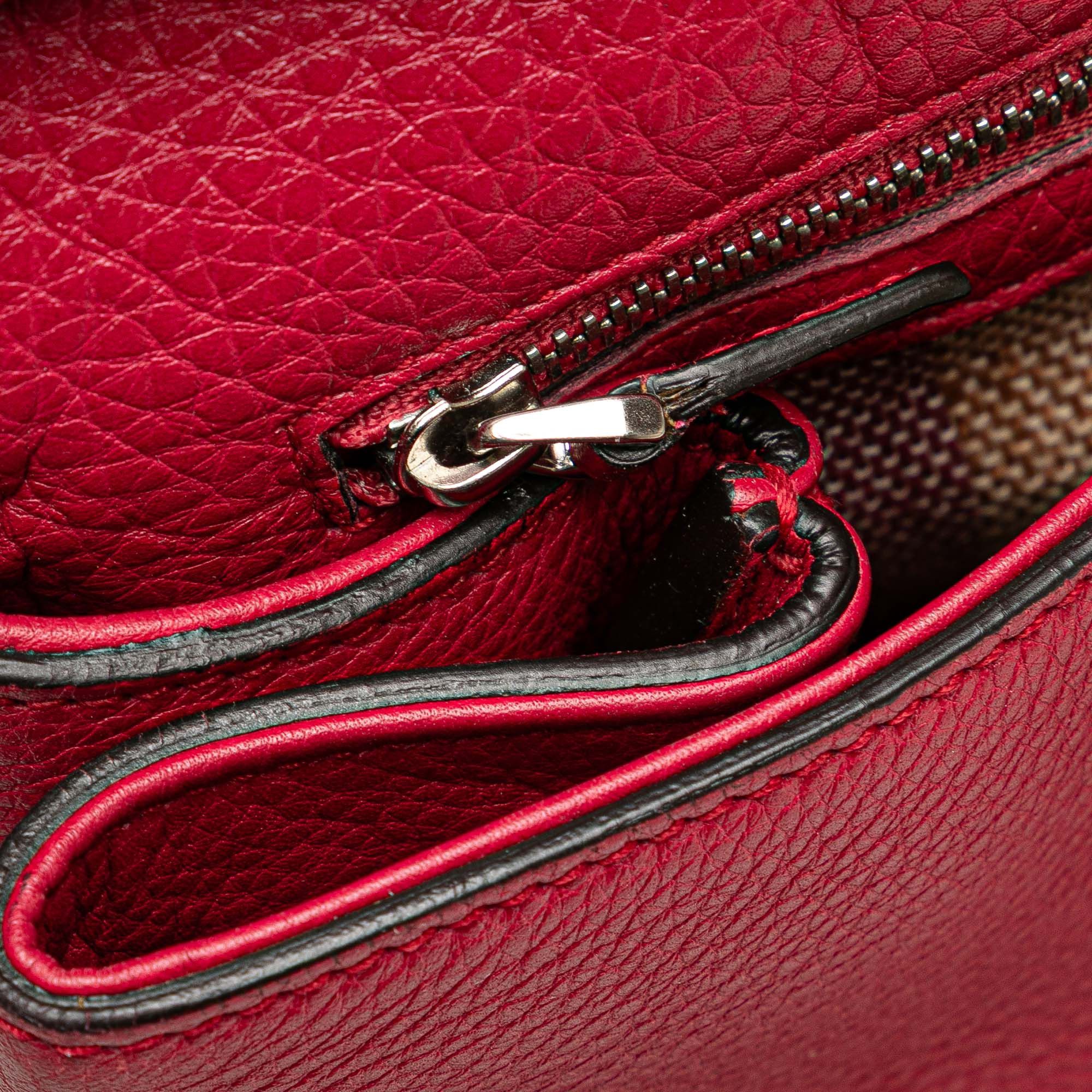 Gucci Gucci Medium Leather Bamboo Daily Satchel Size ONE SIZE - 9 Thumbnail