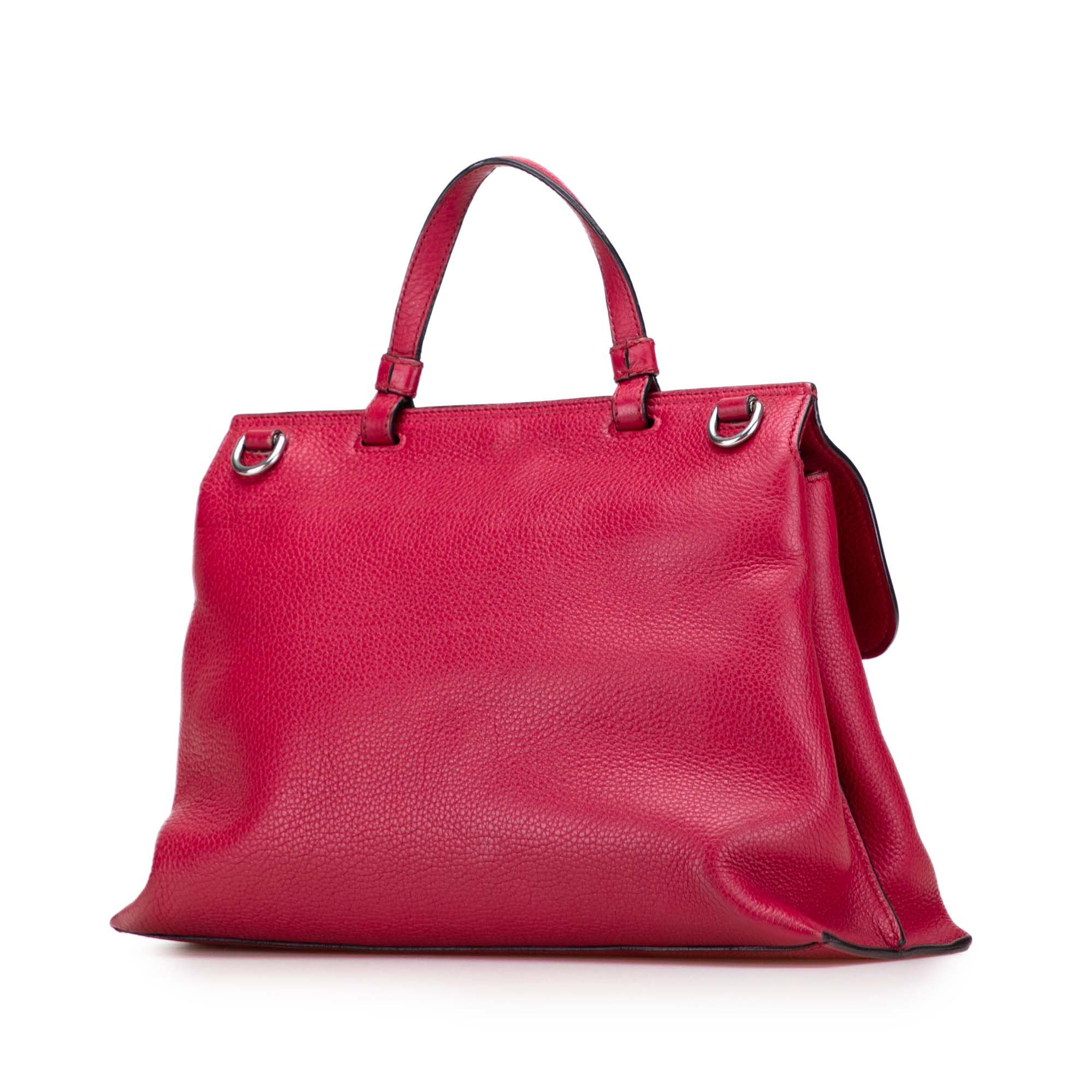 Gucci Gucci Medium Leather Bamboo Daily Satchel Size ONE SIZE - 2 Thumbnail