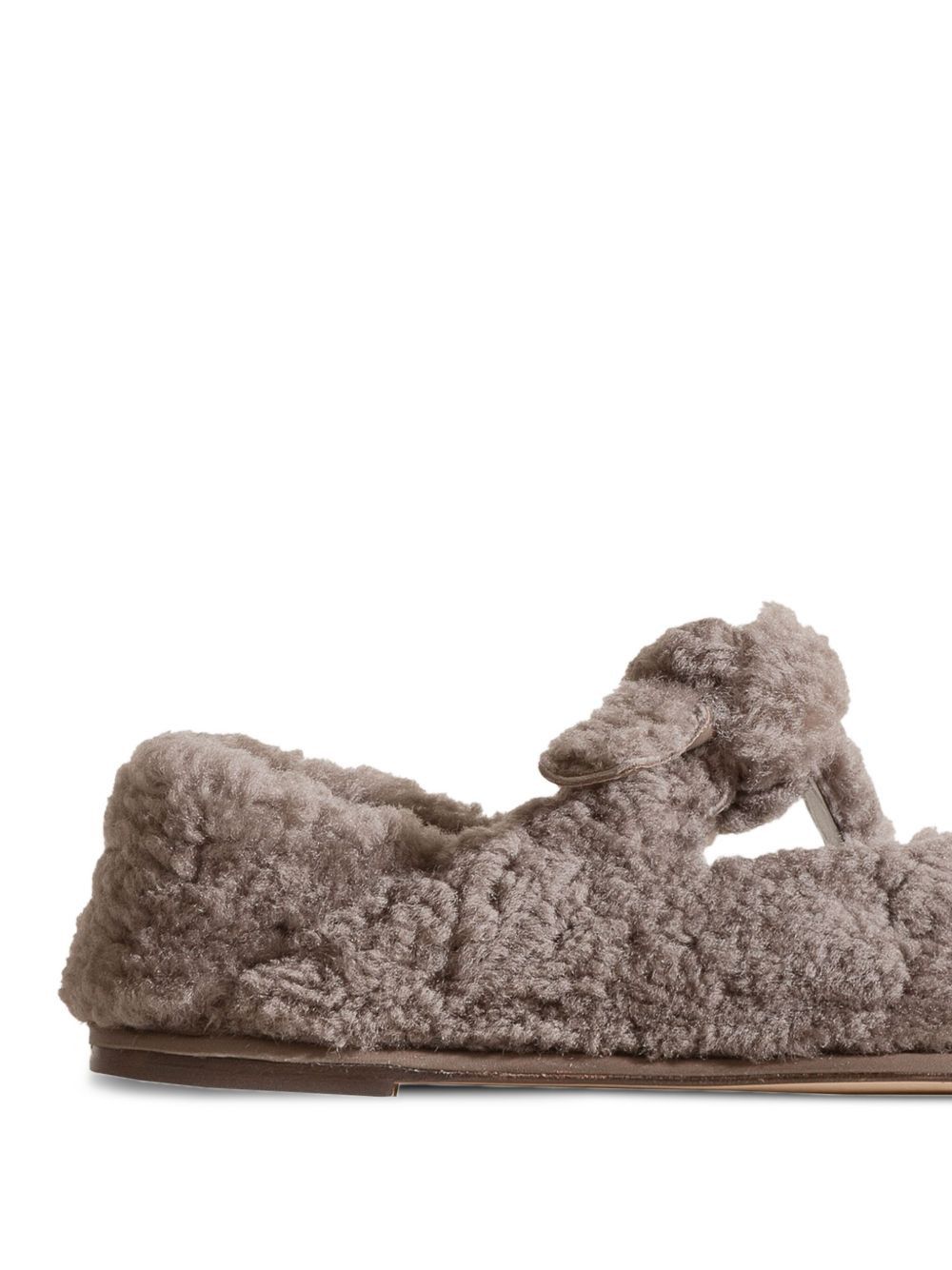 Hereu LLASADA SHEARLING BALLET FLATS Size US 11 / IT 41 - 2 Thumbnail