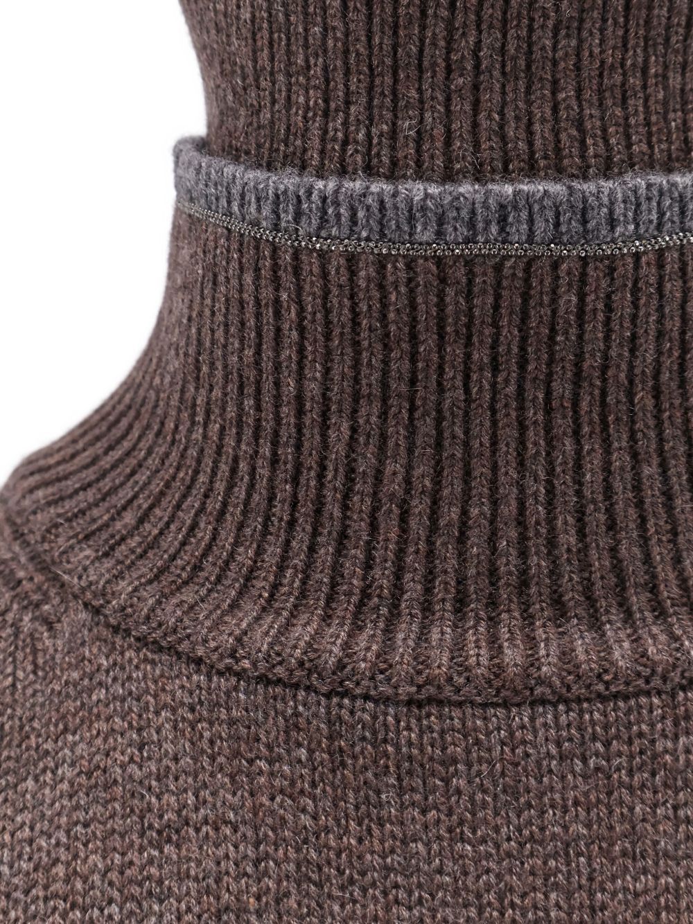 Brunello Cucinelli CASHMERE TURTLE-NECK SWEATER Size M / US 6-8 / IT 42-44 - 2 Thumbnail