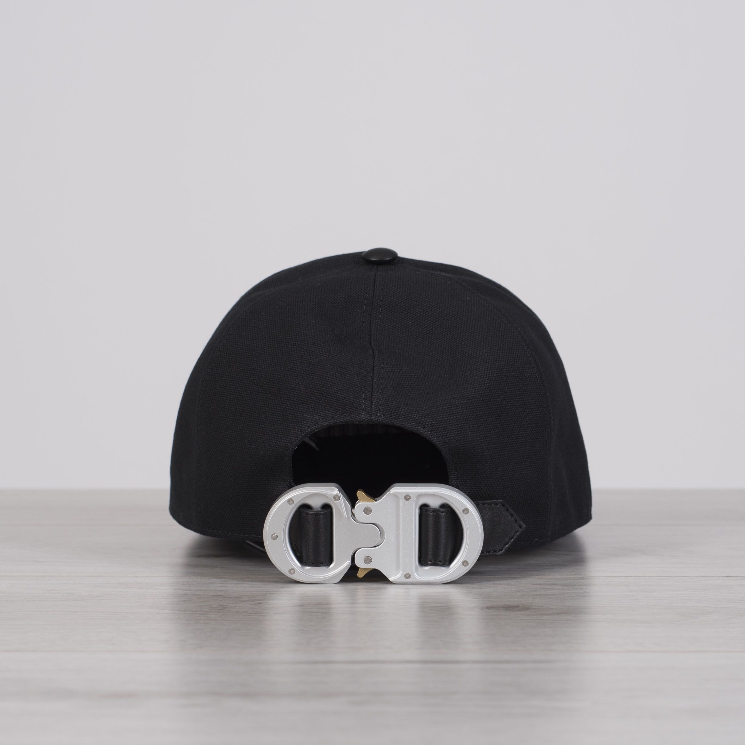 Dior x ALYX Cotton & Leather Baseball Cap With CD Buckle