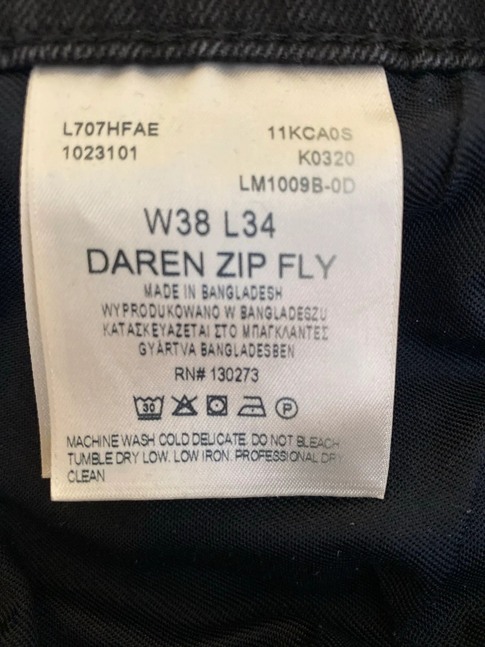 Lee Lee Daren Zip Fly Jeans Size US 38 / EU 54 - 3 Thumbnail