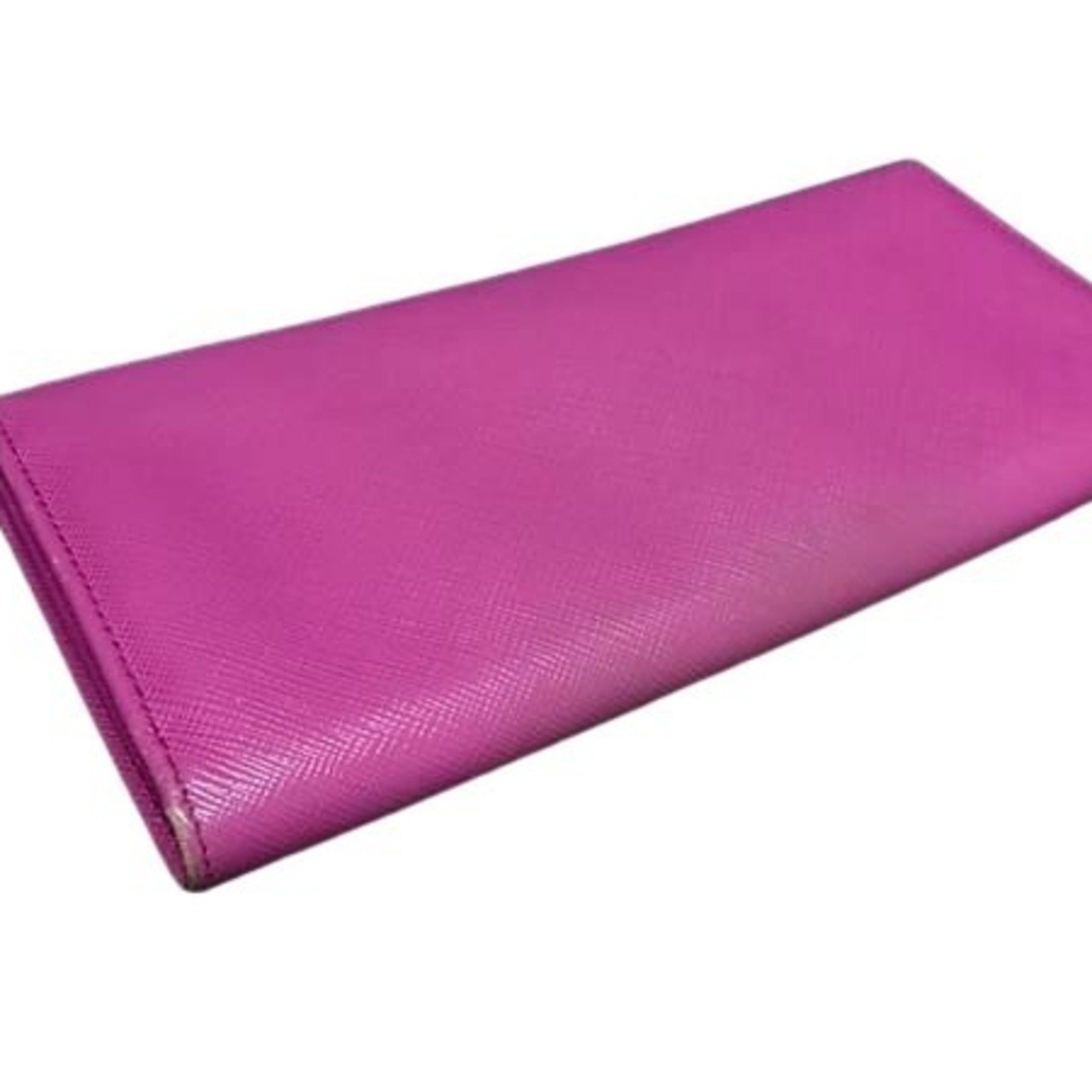 Salvatore Ferragamo Salvatore Ferragamo Double Gancini Wallet JP-22 7121 Pink Leather Women's Bifold Long Size ONE SIZE - 2 Thumbnail