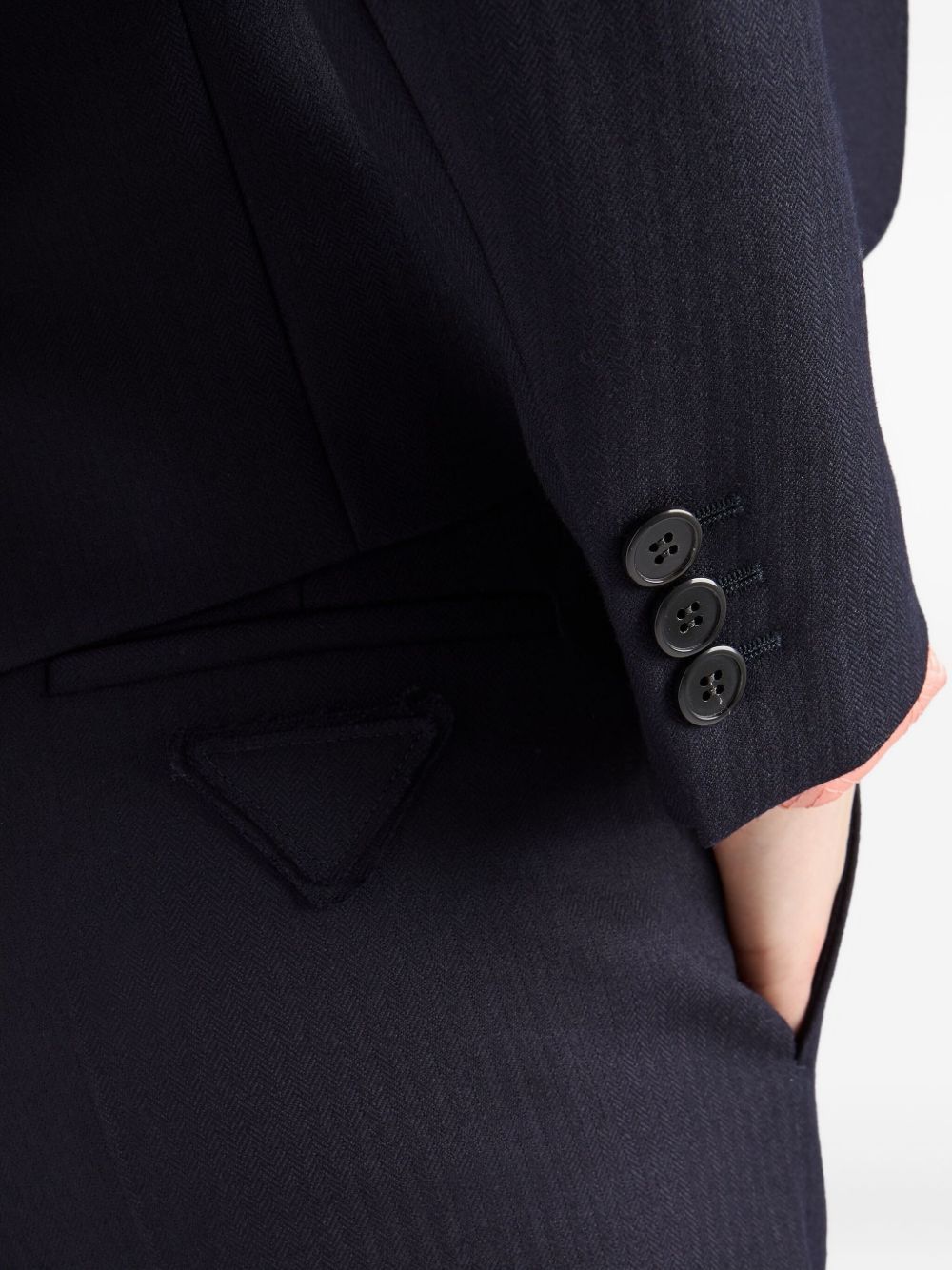 Prada WOOL TROUSERS Size 28" / US 6 / IT 42 - 3 Thumbnail