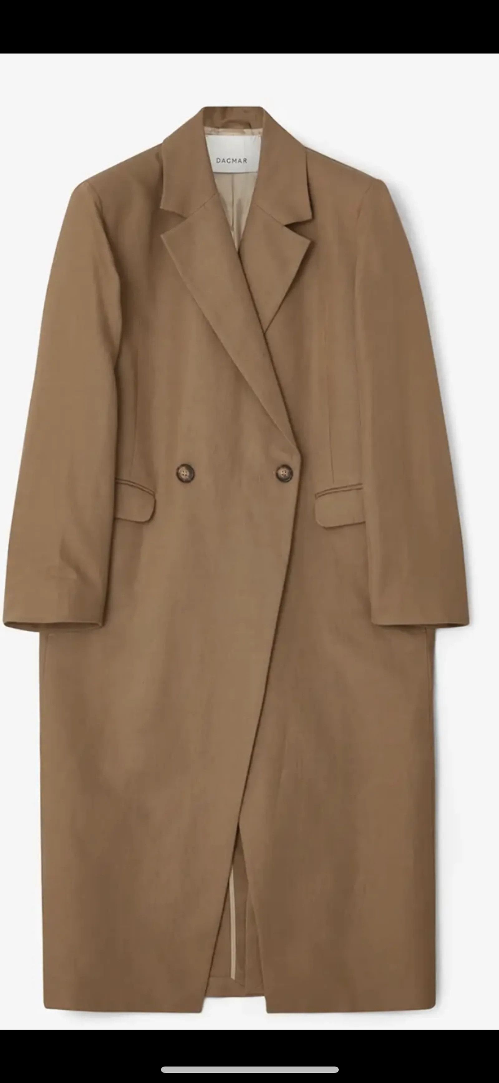 Dagmar Dagmar Dagmar Double Breasted Linen Coat Coat Size XS / US 0-2 / IT 36-38 - 7 Thumbnail