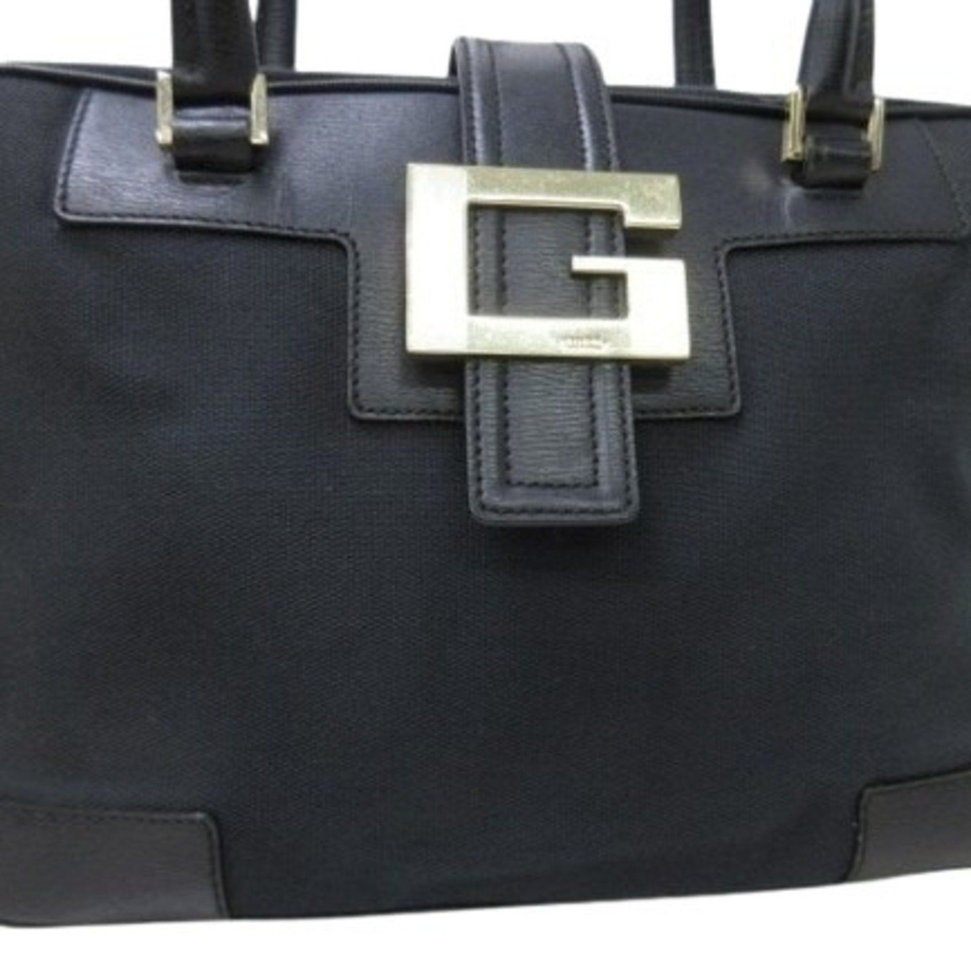 Gucci Gucci Handbag G 001-5155 Black Canvas x Leather Women's Size ONE SIZE - 4 Thumbnail