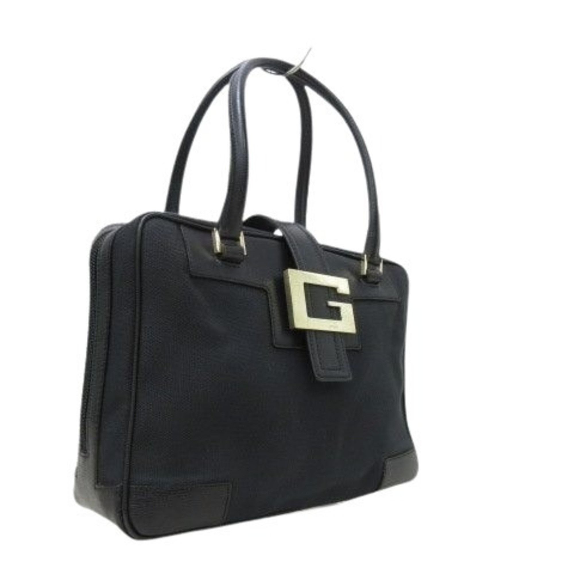 Gucci Gucci Handbag G 001-5155 Black Canvas x Leather Women's Size ONE SIZE - 9 Thumbnail