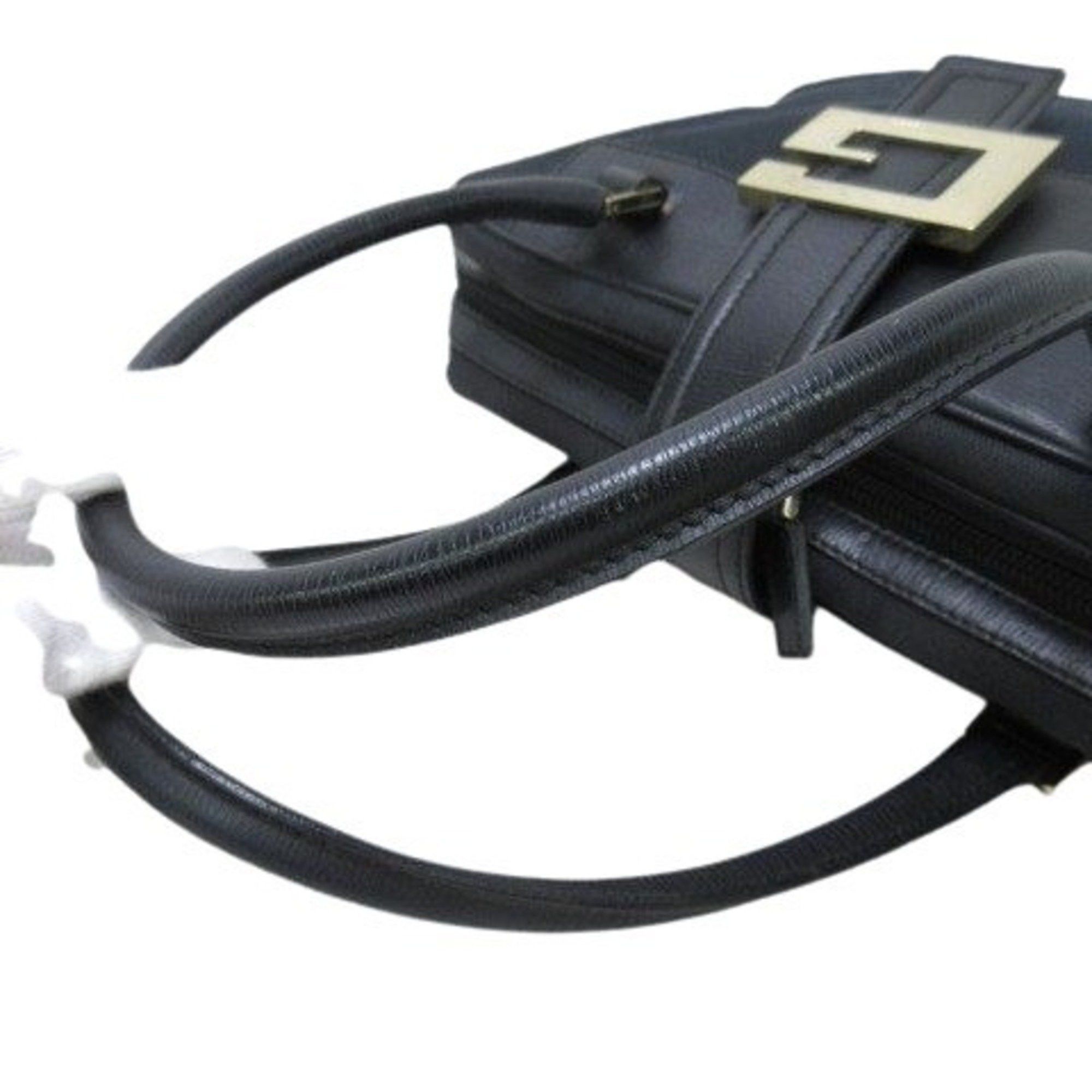 Gucci Gucci Handbag G 001-5155 Black Canvas x Leather Women's Size ONE SIZE - 8 Thumbnail
