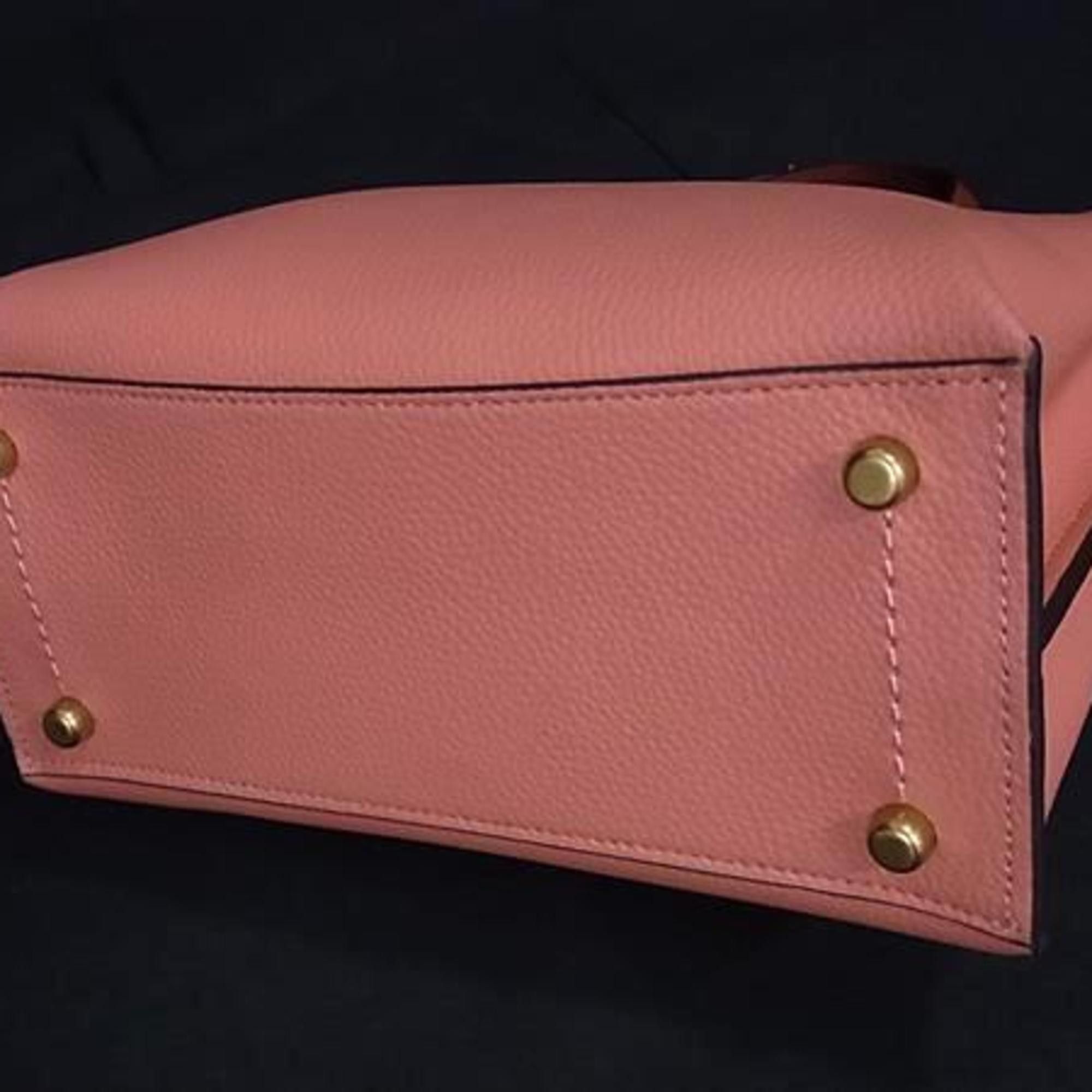Coach COACH Willow Tote 24 Colorblock Pink Leather Shoulder Bag C8561 Size ONE SIZE - 3 Thumbnail