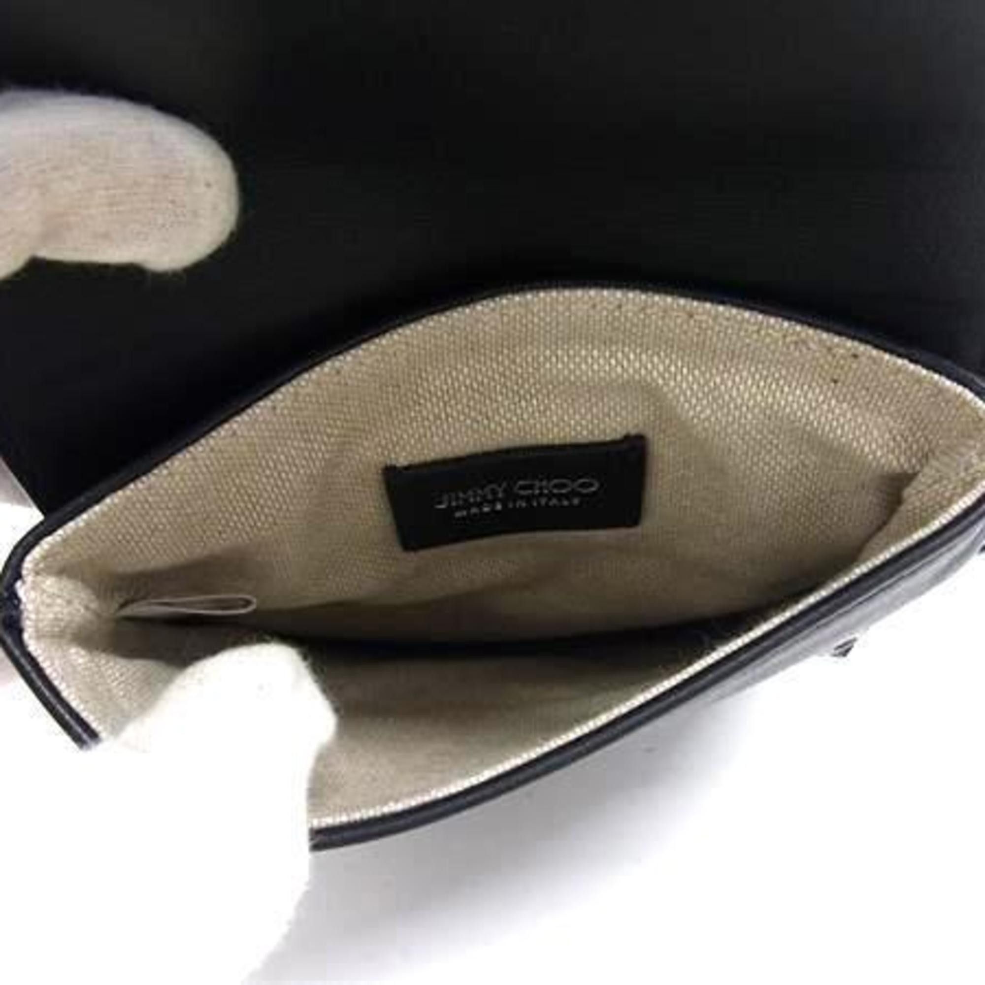 Jimmy Choo JIMMY CHOO KIMI MESSANGER RCX Shoulder Bag - Black Leather with Star Studs for Men and Women Size ONE SIZE - 5 Thumbnail