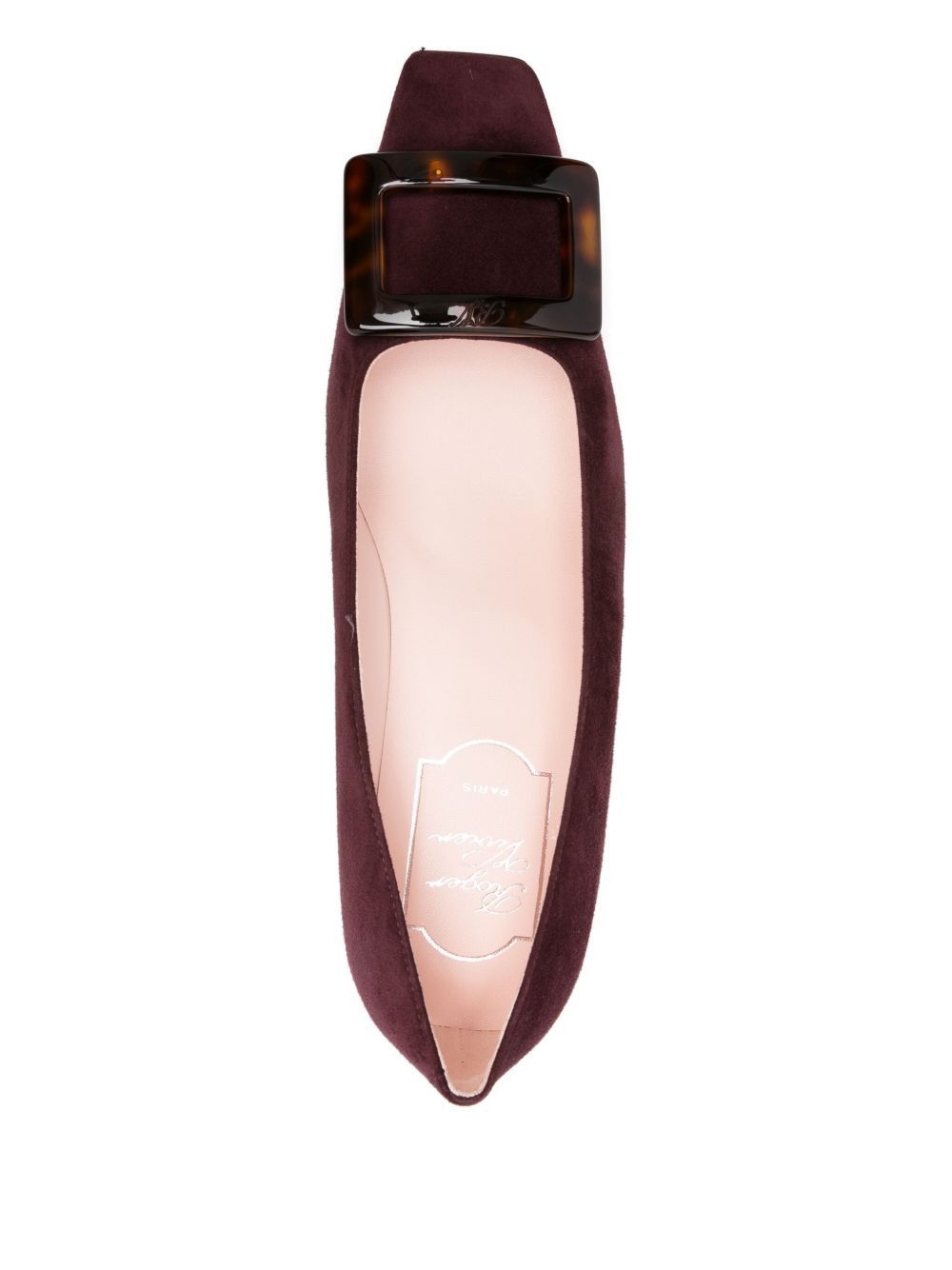 Roger Vivier BELLE VIVIER TURTLE LEATHER PUMPS Size US 6 / IT 36 - 3 Thumbnail