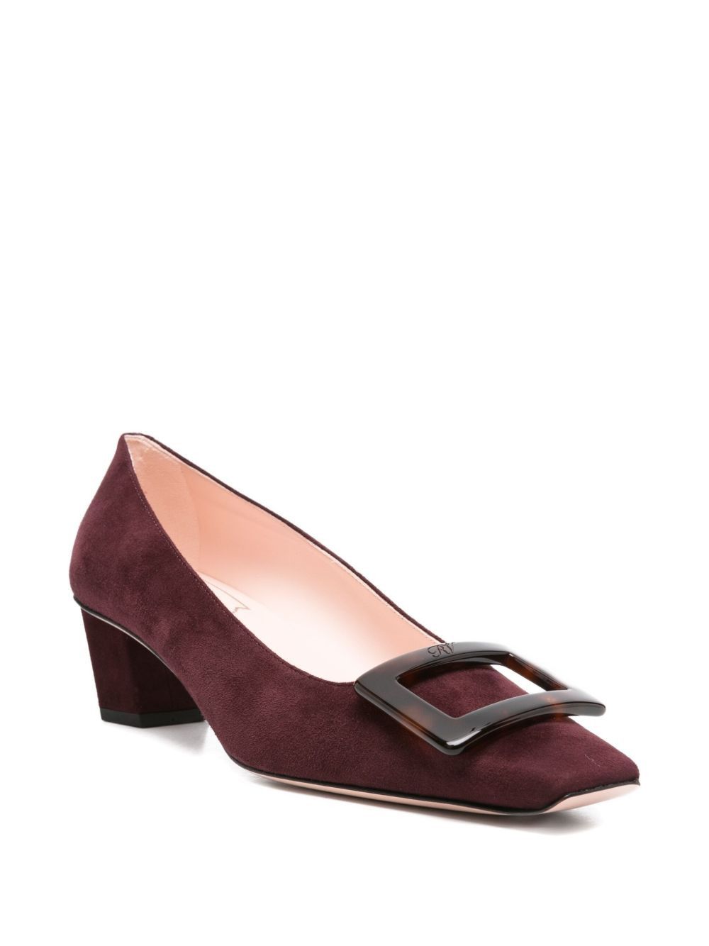 Roger Vivier BELLE VIVIER TURTLE LEATHER PUMPS Size US 6 / IT 36 - 4 Thumbnail