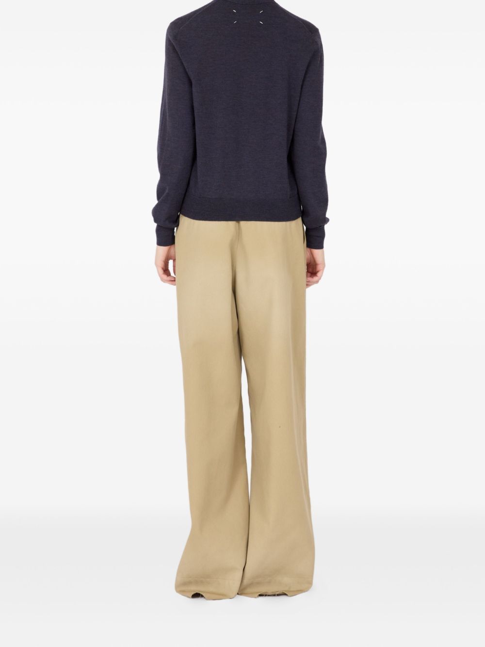 Maison Margiela WOOL V-NECKED CARDIGAN Size M / US 6-8 / IT 42-44 - 4 Thumbnail
