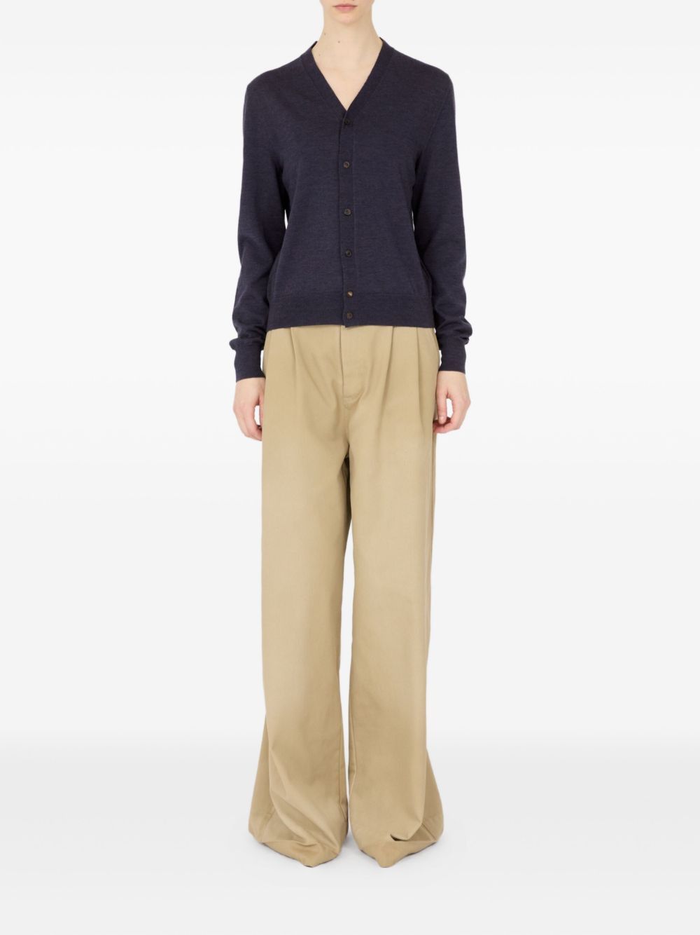 Maison Margiela WOOL V-NECKED CARDIGAN Size XS / US 0-2 / IT 36-38 - 3 Thumbnail