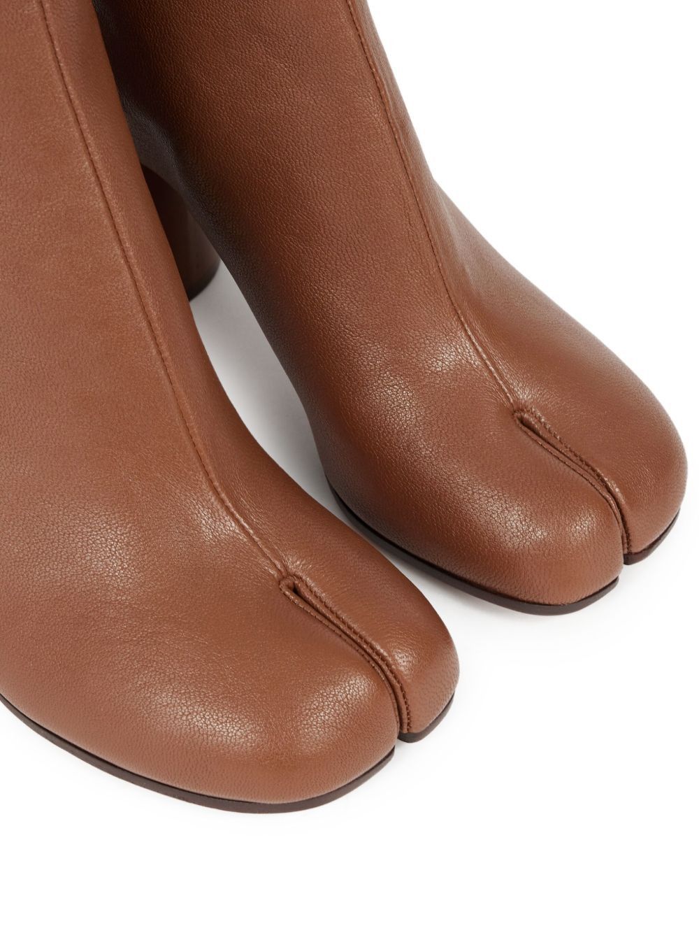 Maison Margiela TABI LEATHER ANKLE BOOTS Size US 7.5 / IT 37.5 - 3 Thumbnail