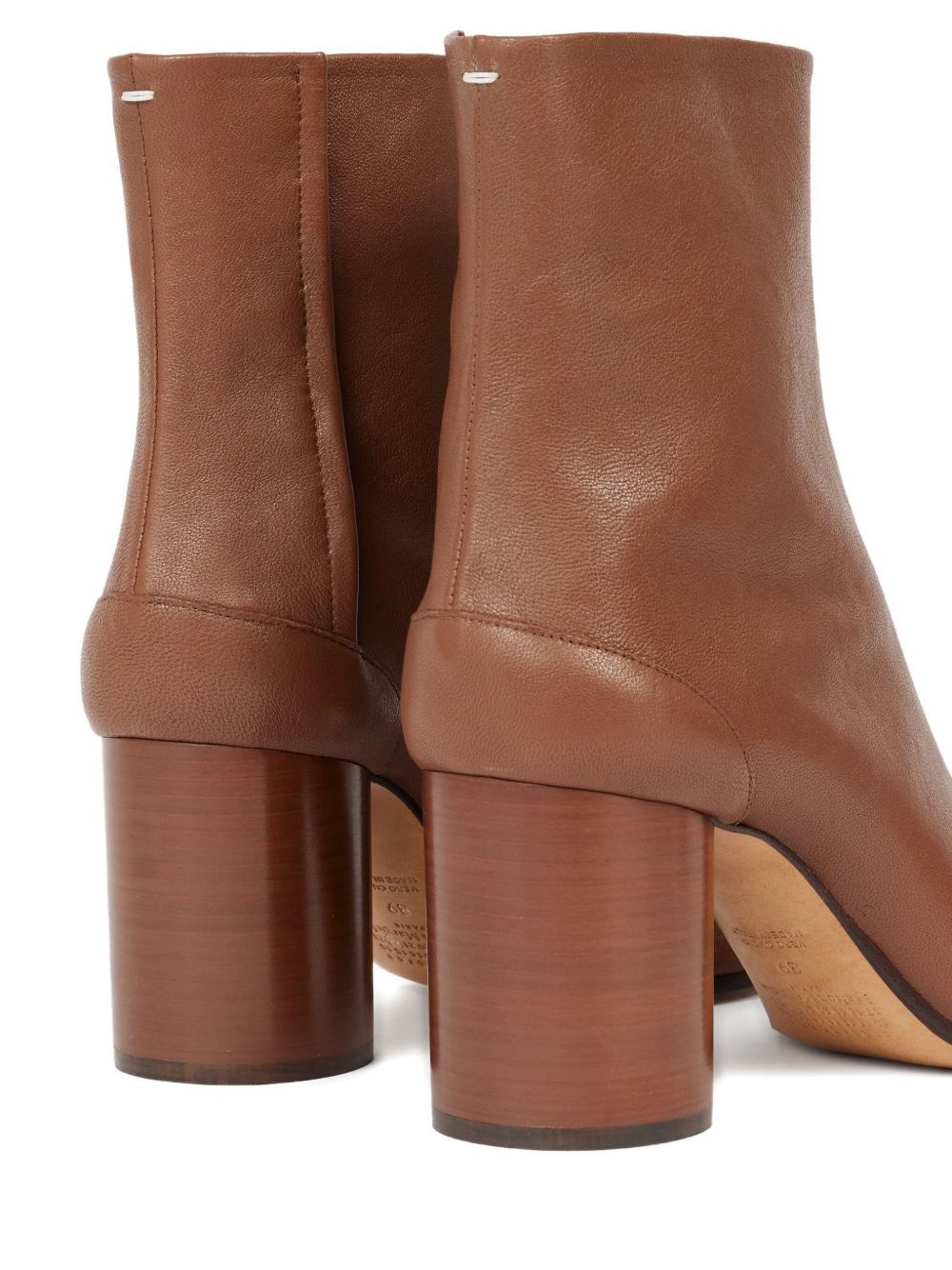 Maison Margiela TABI LEATHER ANKLE BOOTS Size US 8.5 / IT 38.5 - 2 Thumbnail