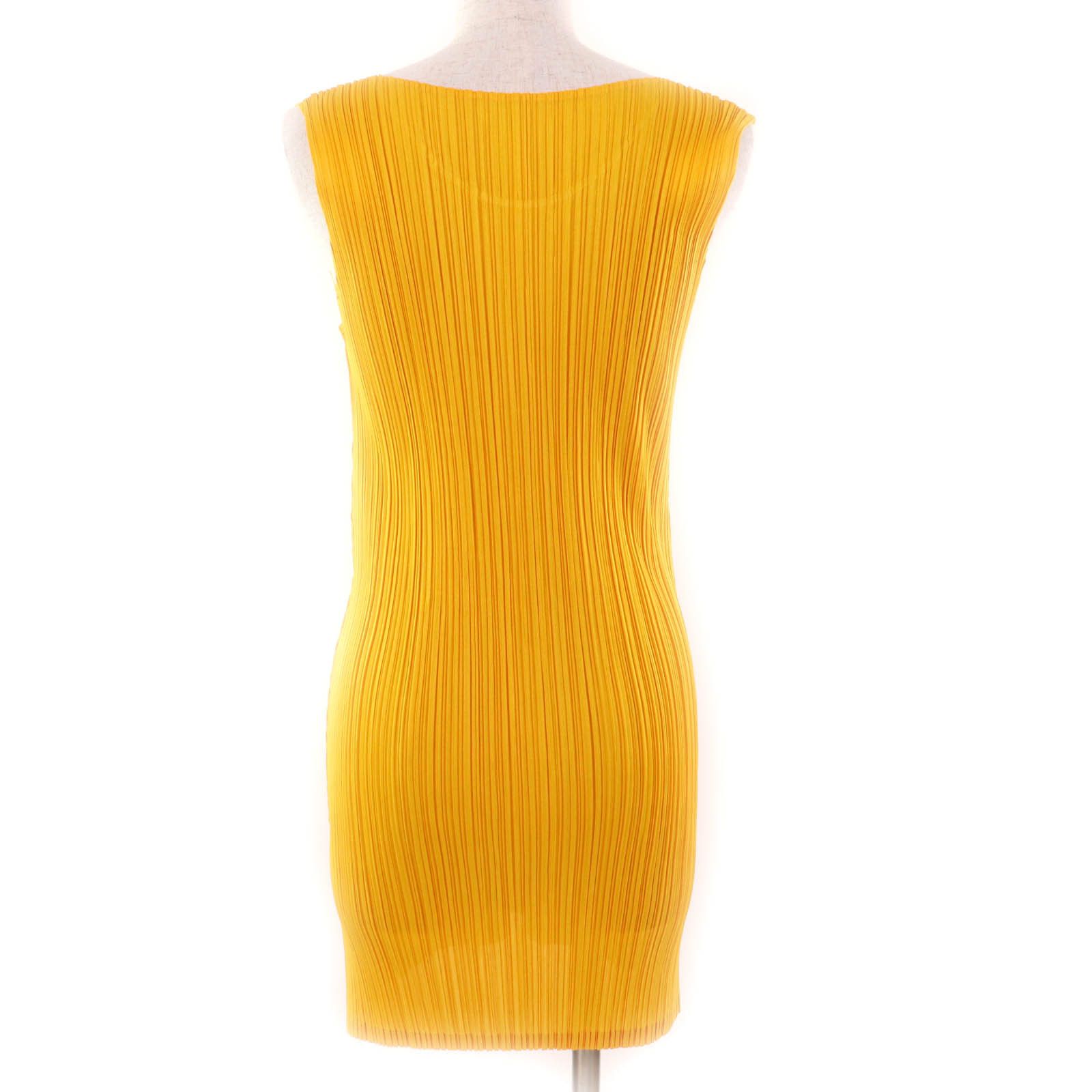 Issey Miyake Issey Miyake PLEATS PLEASE PLEATS PLEASE polyester dress Plastic Dresses PP51-JT207 Size ONE SIZE - 3 Thumbnail