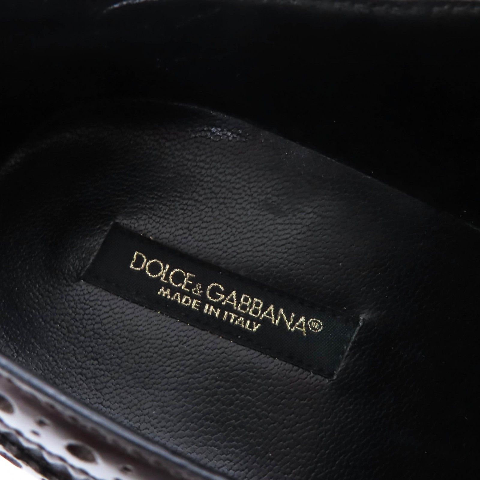 Dolce & Gabbana Dolce & Gabbana Dolce&Gabbana Wing tip Leather Lace-up Shoes Leather Shoes Size ONE SIZE - 9 Thumbnail