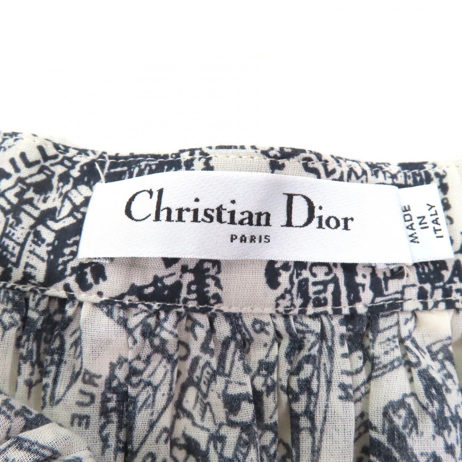 Dior Dior Christian Dior 351J90A3294 Cotton Skirt Cotton Skirts 351J90A3294 Size ONE SIZE - 7 Thumbnail