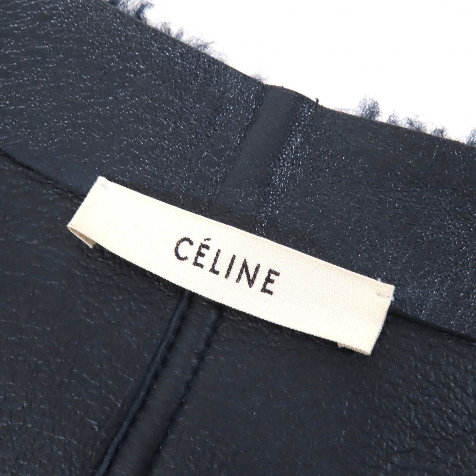 Celine Celine Celine Phoebe period lambskin mouton jacket Leather Outerwear Size ONE SIZE - 9 Thumbnail