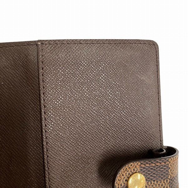 Louis Vuitton Louis Vuitton Louis Vuitton Agenda PM Damier Notebook Cover Canvas Short Wallet R20700 Size ONE SIZE - 6 Thumbnail