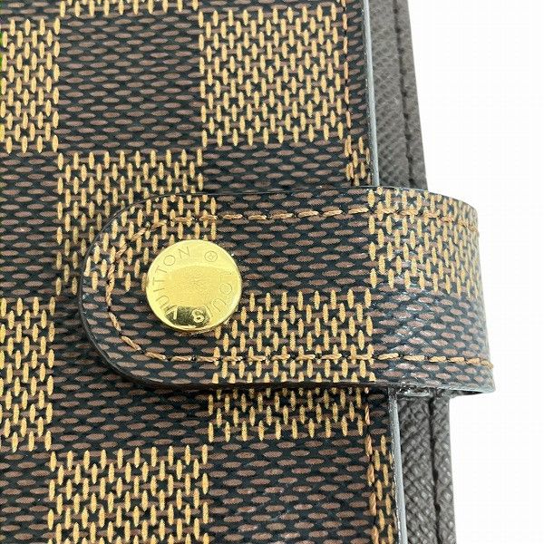 Louis Vuitton Louis Vuitton Louis Vuitton Agenda PM Damier Notebook Cover Canvas Short Wallet R20700 Size ONE SIZE - 9 Thumbnail