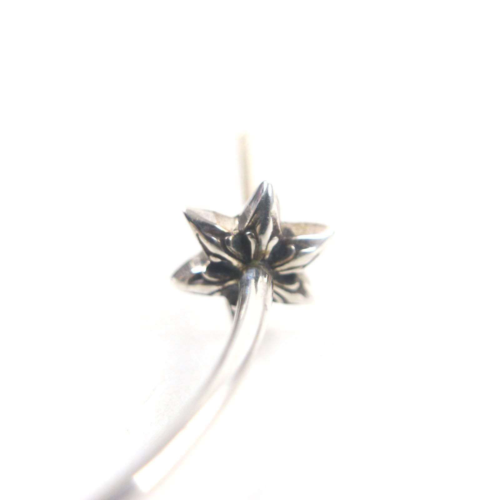 Chrome Hearts Other Chrome Hearts Pierce Star Hoop Silver 925 Earring Metal Earrings Size ONE SIZE - 3 Thumbnail