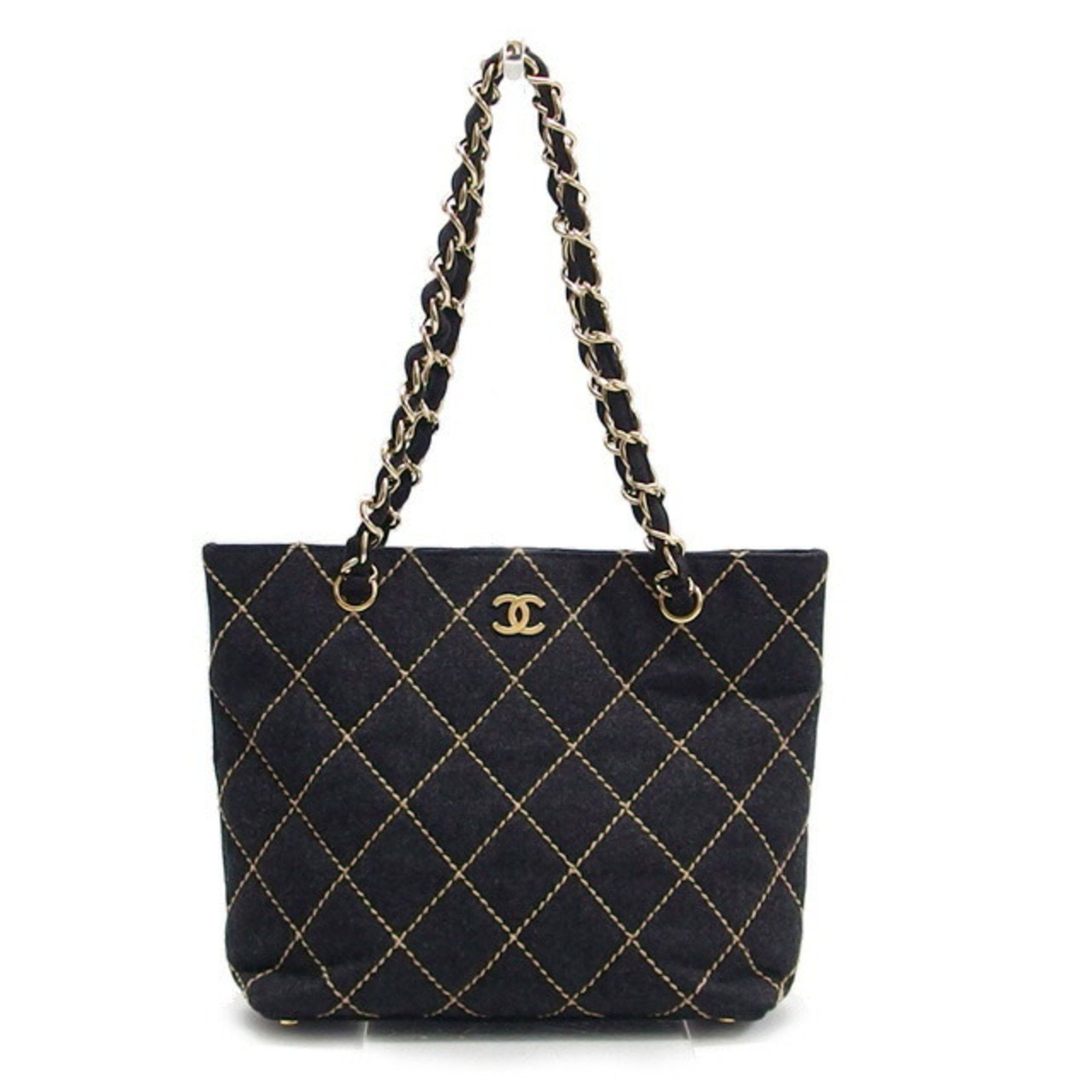 Chanel Chanel Wild Stitch Chain Tote Bag with Coco Mark Size ONE SIZE - 2 Thumbnail
