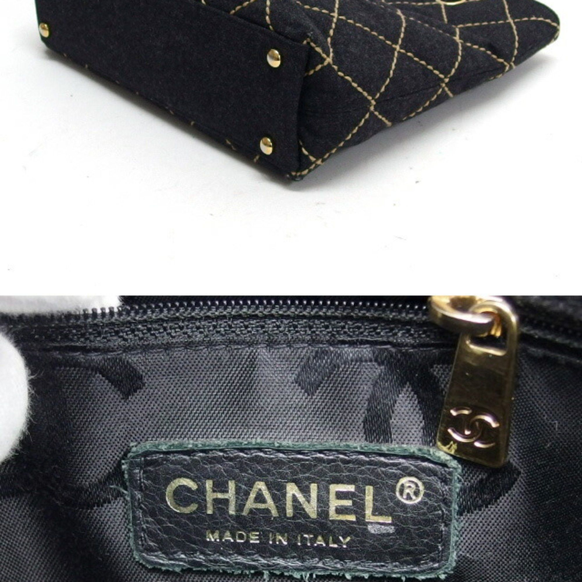 Chanel Chanel Wild Stitch Chain Tote Bag with Coco Mark Size ONE SIZE - 4 Thumbnail