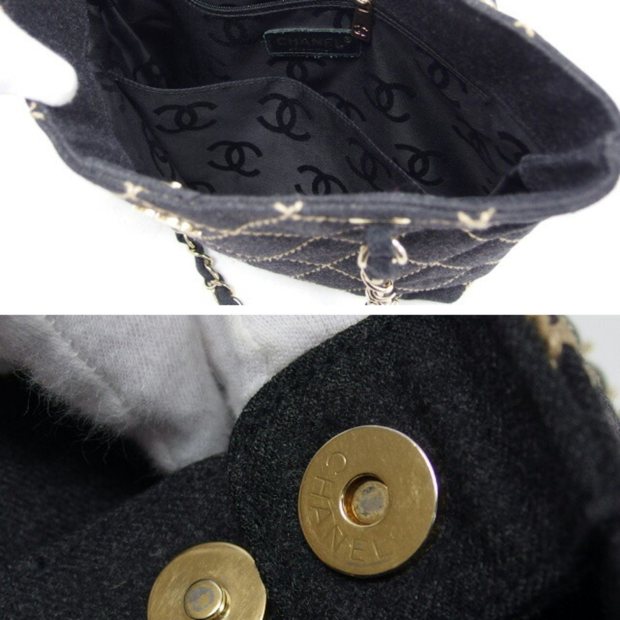 Chanel Chanel Wild Stitch Chain Tote Bag with Coco Mark Size ONE SIZE - 5 Thumbnail