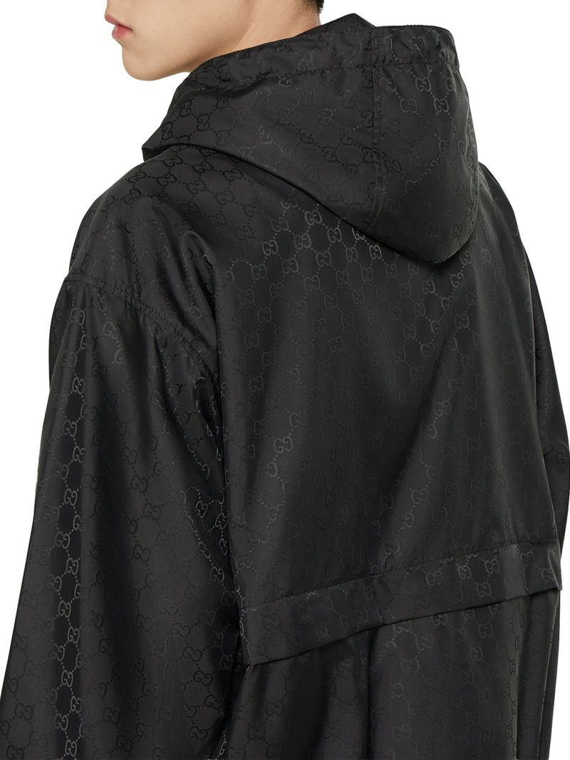 Gucci GG JACQUARD NYLON ZIP-UP JACKET Size US XL / EU 56 / 4 - 5 Thumbnail