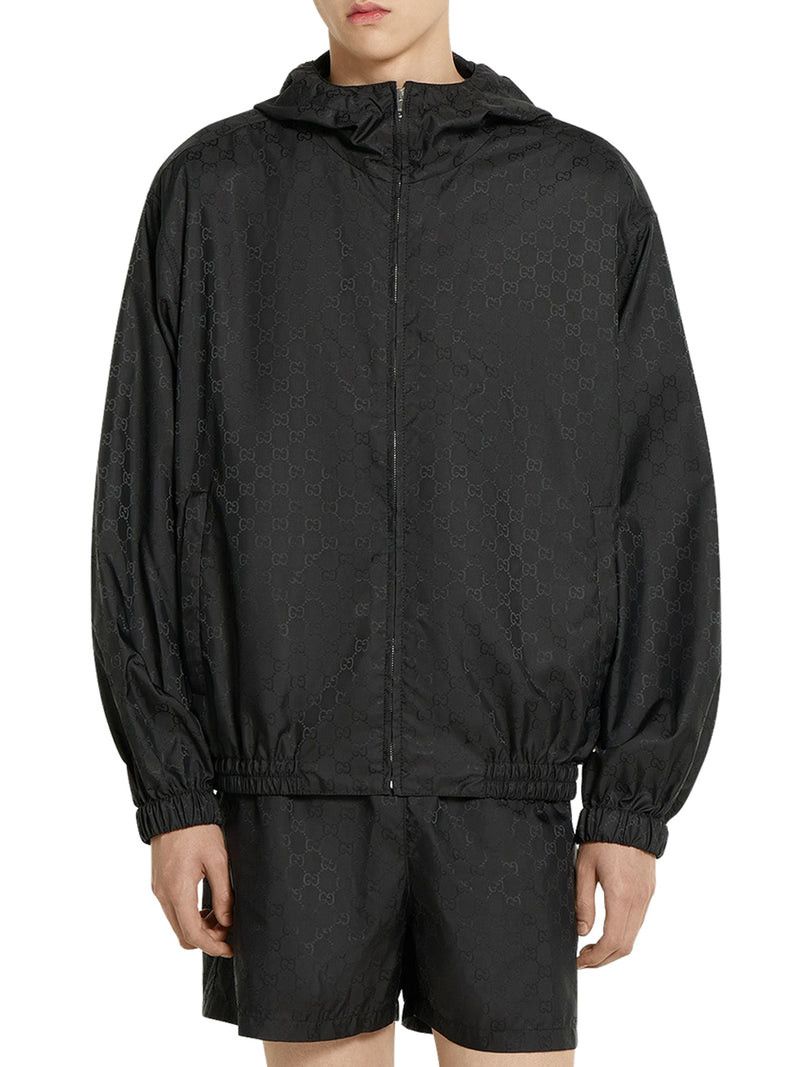 Gucci GG JACQUARD NYLON ZIP-UP JACKET Size US XL / EU 56 / 4 - 3 Thumbnail