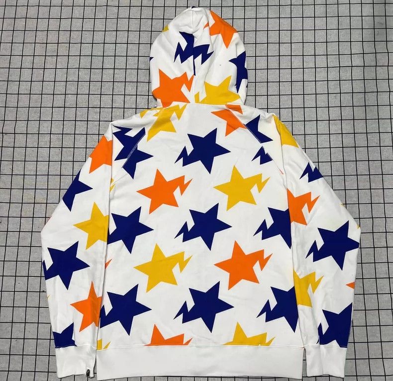 Bape Bape It Limited Star Print Hoodie Size US XL / EU 56 / 4 - 2 Thumbnail