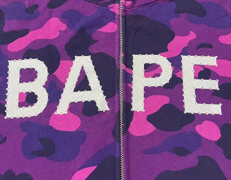 Bape BAPE Purple Camo Zip Hoodie Jacket Size US M / EU 48-50 / 2 - 3 Thumbnail