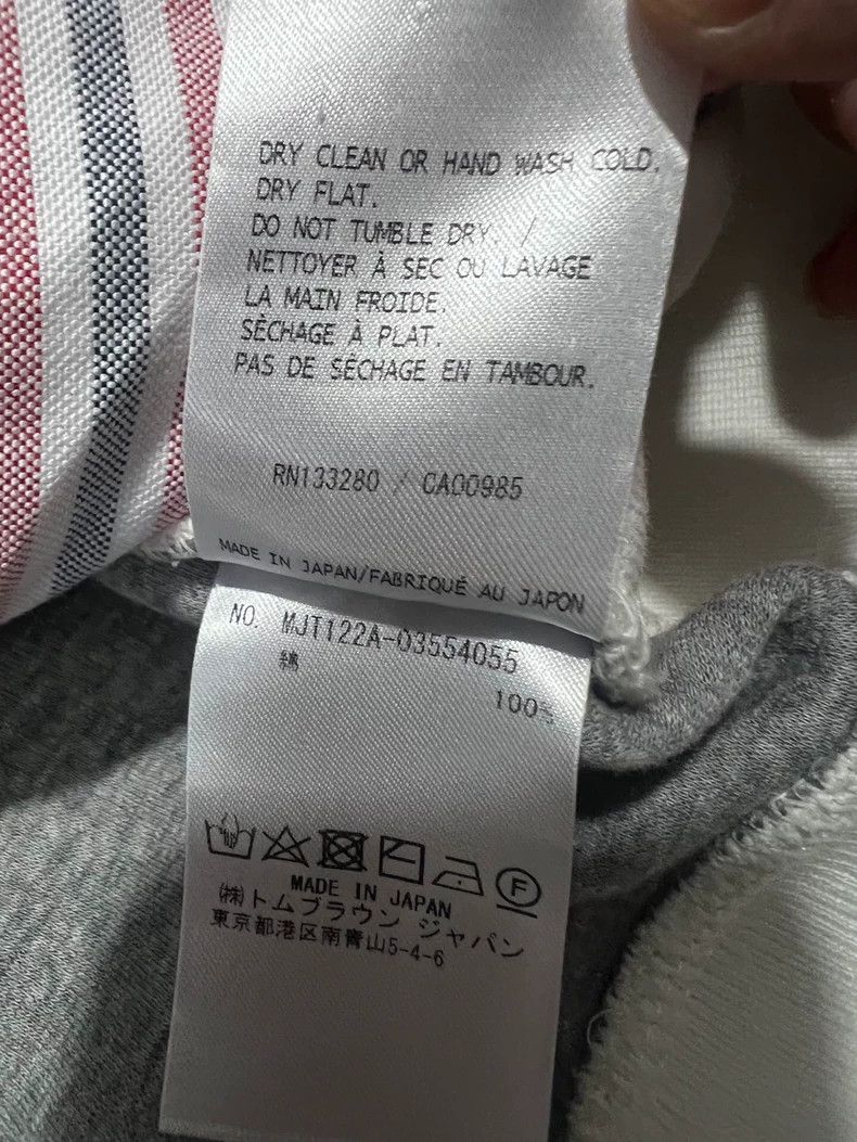 Thom Browne TB Classic Gray Knit Zip Hoodie Size US L / EU 52-54 / 3 - 7 Thumbnail