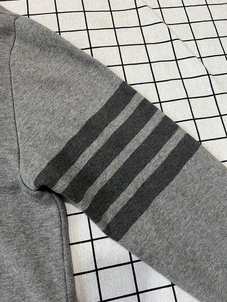 Thom Browne Thom Browne Gray Zip Hoodie Jacket Size US M / EU 48-50 / 2 - 4 Thumbnail