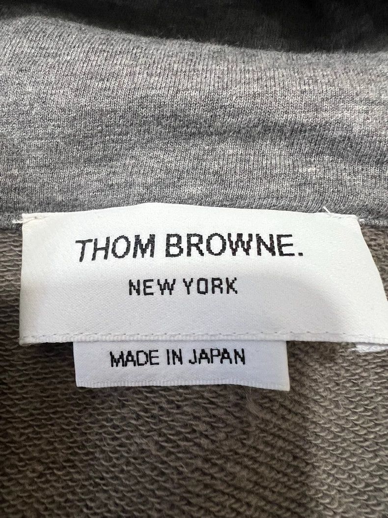 Thom Browne Thom Browne Gray Zip Hoodie Jacket Size US M / EU 48-50 / 2 - 5 Thumbnail