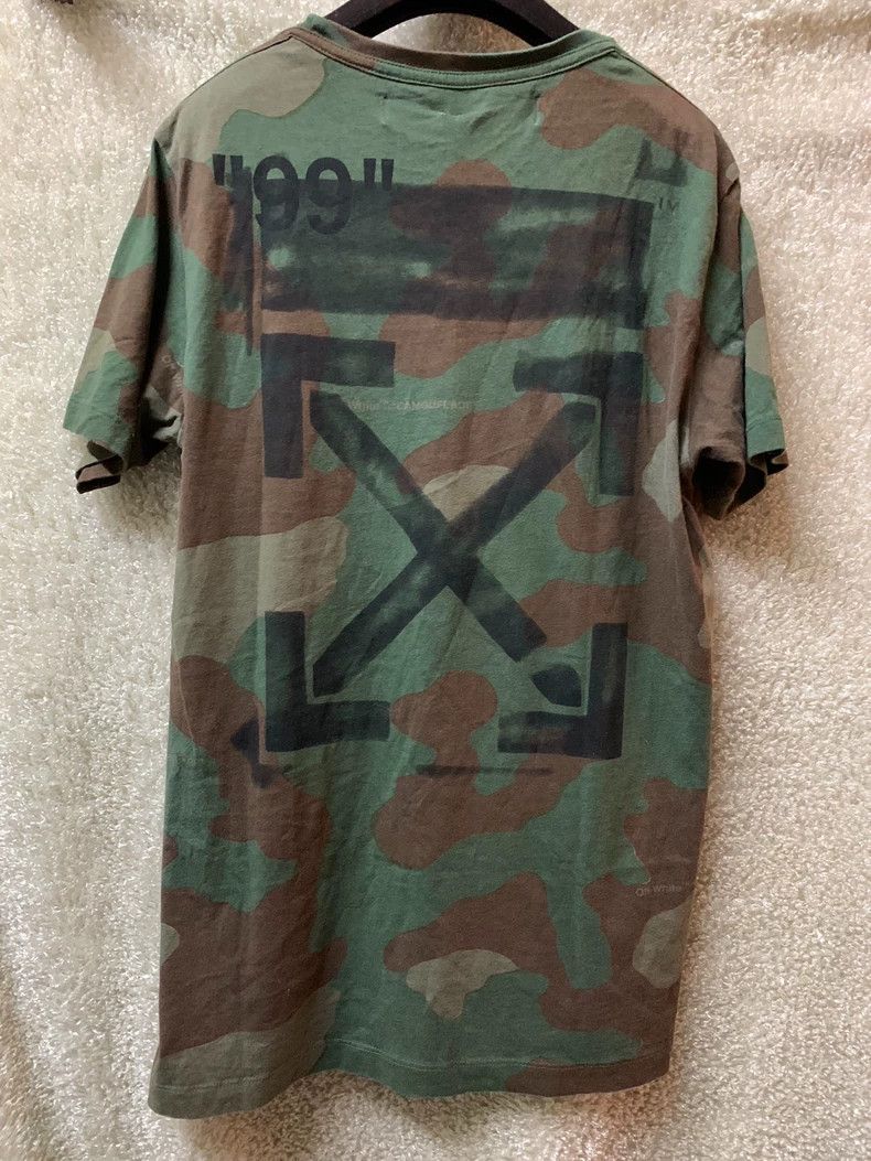 Off-White Off White Men's Camouflage Short Sleeve T-shirt Size US M / EU 48-50 / 2 - 7 Thumbnail