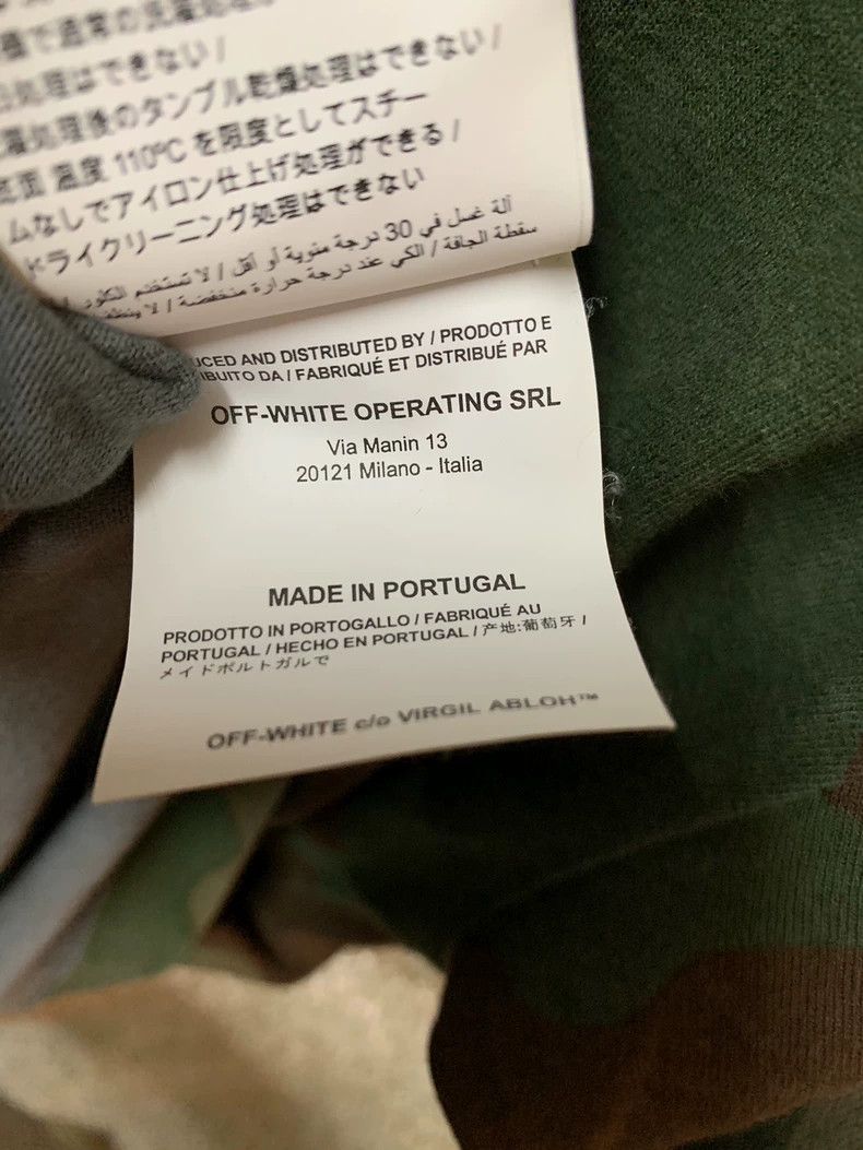 Off-White Off White Men's Camouflage Short Sleeve T-shirt Size US M / EU 48-50 / 2 - 6 Thumbnail