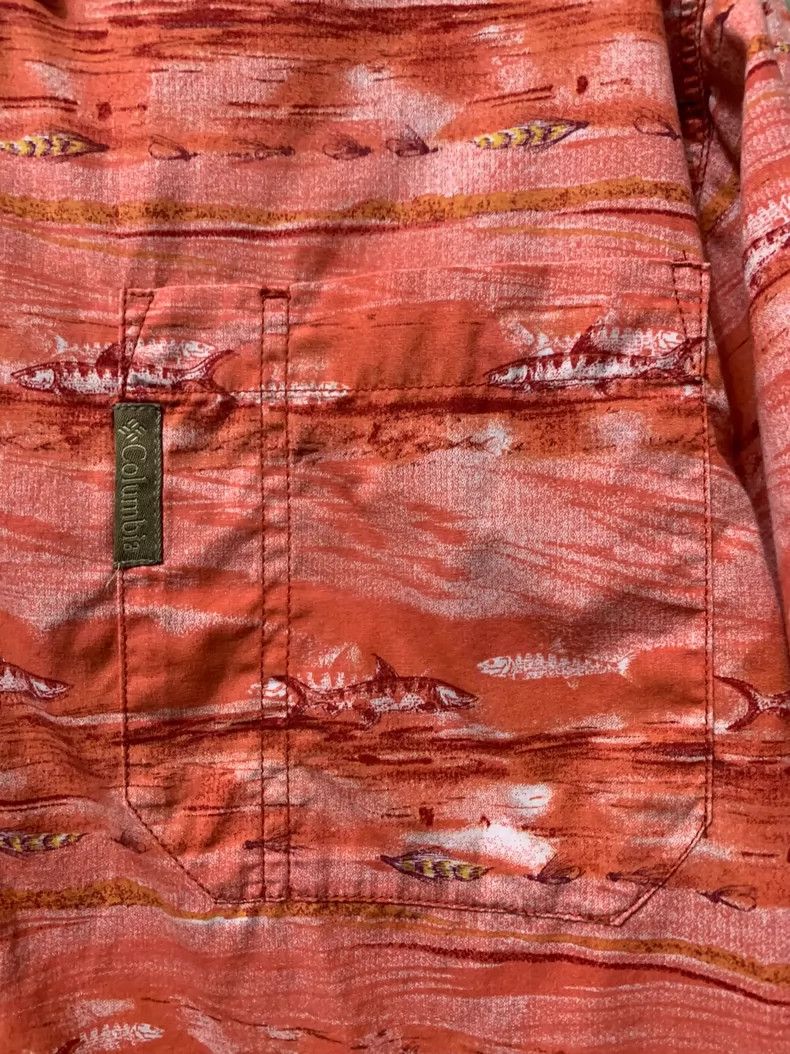 Vintage Columbia Men's Hawaiian Short Sleeve Shirt Size US L / EU 52-54 / 3 - 4 Thumbnail