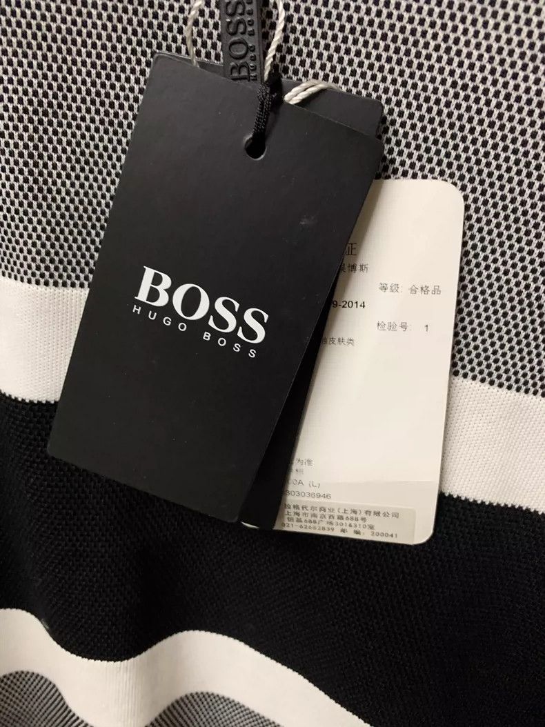 Hugo Boss Hugo Boss Black Label Striped Short-Sleeve T-shirt Size US L / EU 52-54 / 3 - 4 Thumbnail