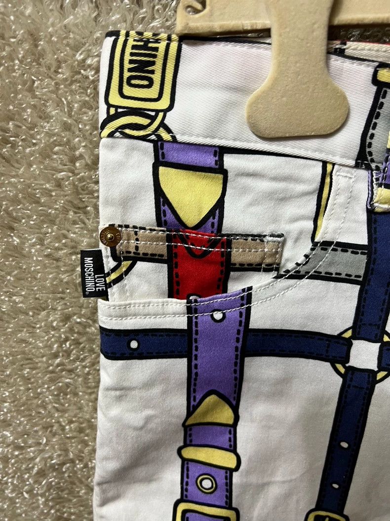 Moschino Moschino Men's Casual Graphic Shorts Size US 33 - 3 Thumbnail