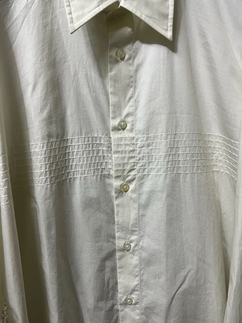 Hugo Boss Hugo Boss Men's White Long Sleeve Shirt Size US XL / EU 56 / 4 - 2 Thumbnail