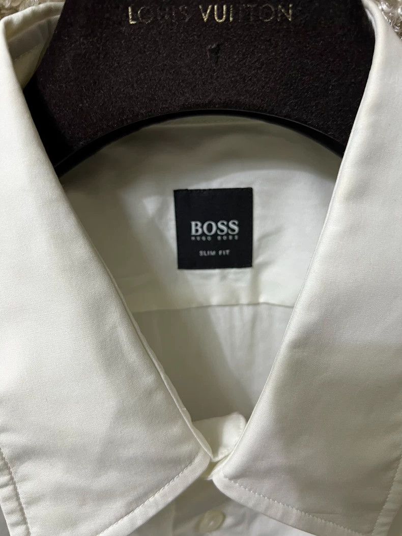 Hugo Boss Hugo Boss Men's White Long Sleeve Shirt Size US XL / EU 56 / 4 - 5 Thumbnail