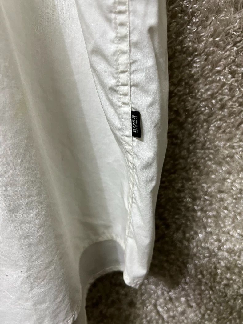Hugo Boss Hugo Boss Men's White Long Sleeve Shirt Size US XL / EU 56 / 4 - 4 Thumbnail